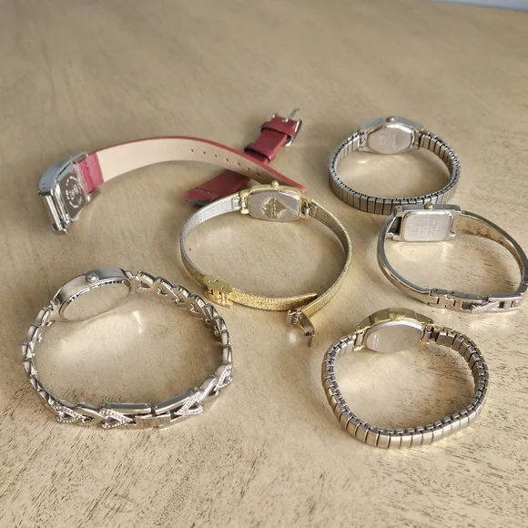 Watch Lot Vintage to Y2K for TLC Scrap Benrus Anne Klein Avon Timex Sharp - Picture 3 of 11